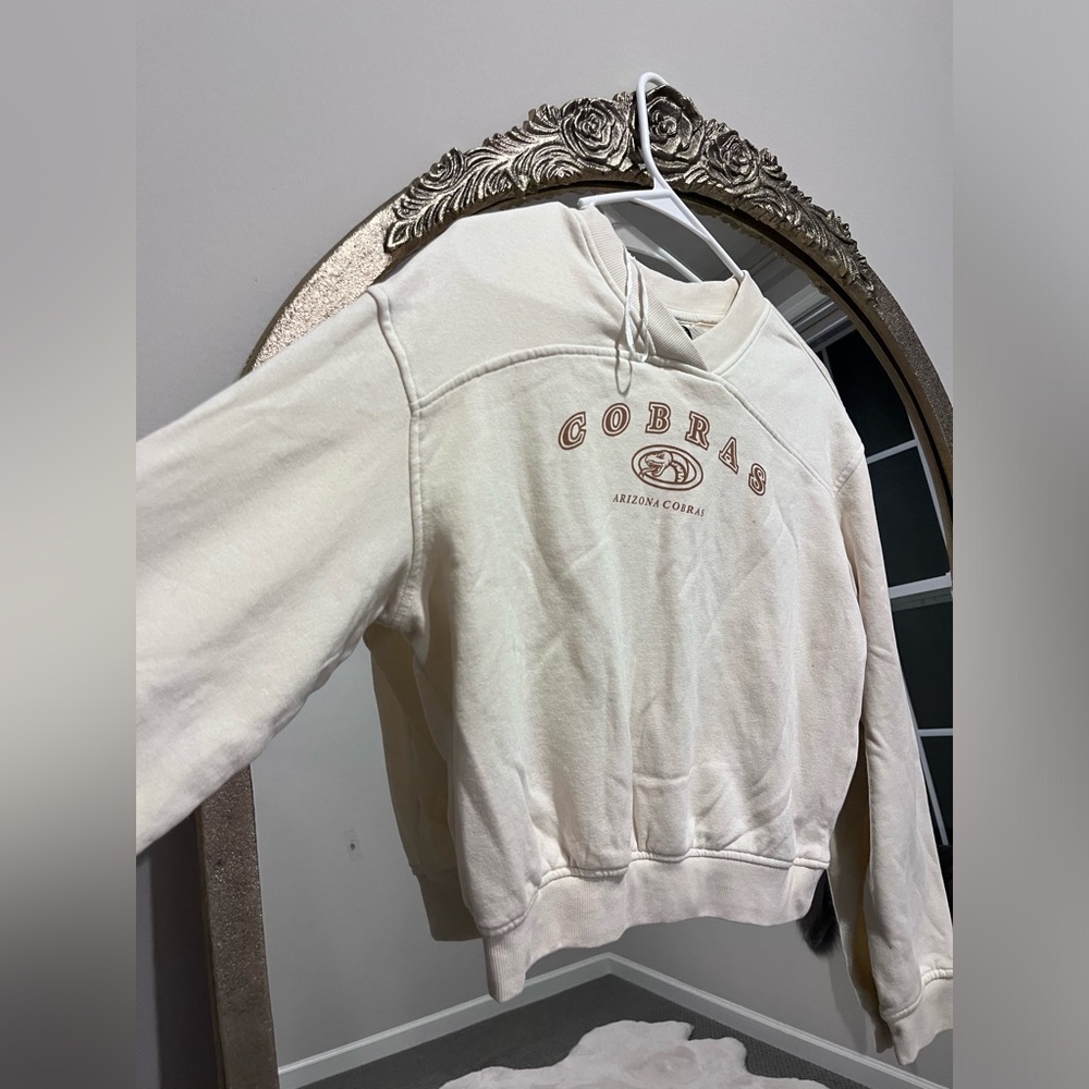 H&M, arizona cobras cropped sweater, XS